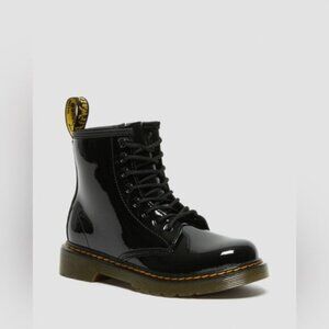 EUC-Junior 1460 Patent Leather Lace UpBoots in Black | Dr. Martens
